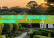 txvlog糖心娜娜：轻松记录生活，分享精彩瞬间