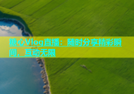 糖心Vlog直播：随时分享精彩瞬间，互动无限