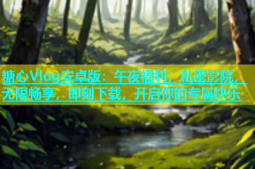 糖心Vlog安卓版：午夜福利，私密影院，无限畅享，即刻下载，开启你的专属快乐