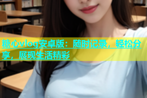 糖心vlog安卓版：随时记录，轻松分享，展现生活精彩
